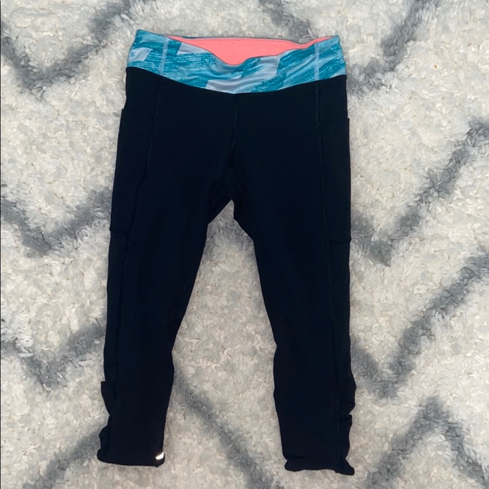 Girls Black Ivivva Capris